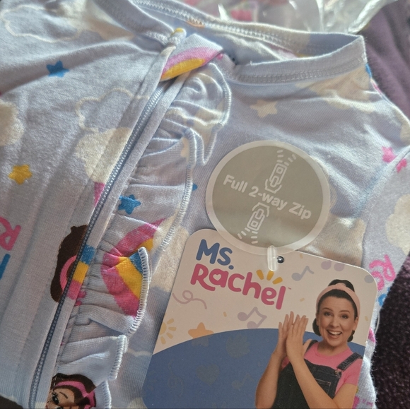 Ms Rachel Rainbows and Character-Size 6-9 Mos NWT - Picture 4 of 5